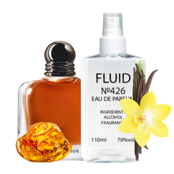 Парфуми FLUID №426 (аромат схожий на Giorgio Armani Emporio Armani Stronger With You Intensely) Чоловічі 110 ml